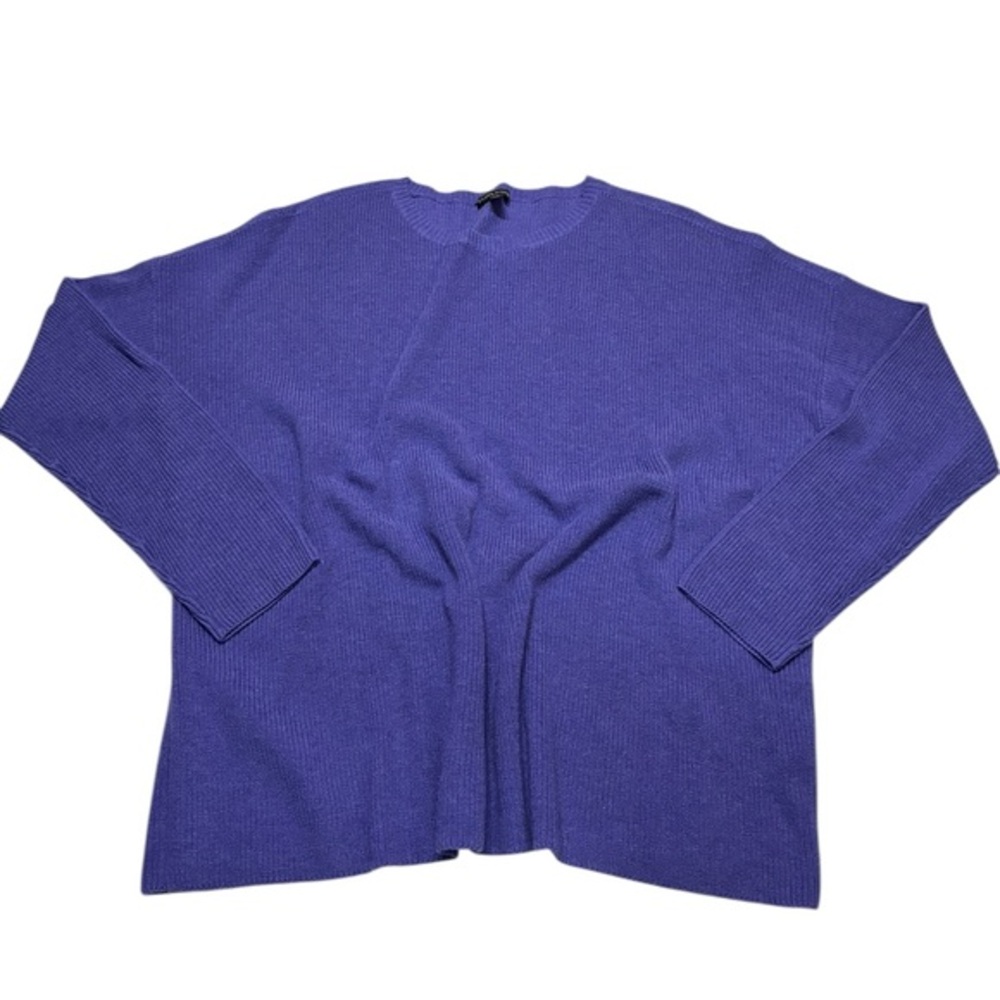 Eileen Fisher Merino Wool Sweater, Size Large, Crew Neck, Cozy And Soft!